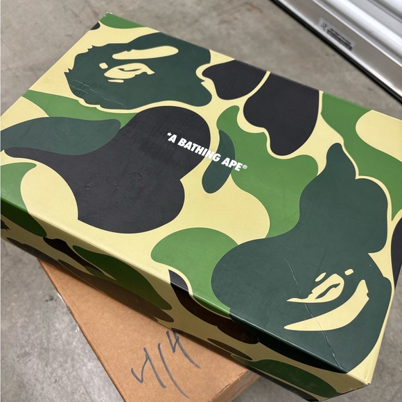 Mens A Bathing Ape Navy sk8-sta shoe Size 9 - Picture 11 of 11